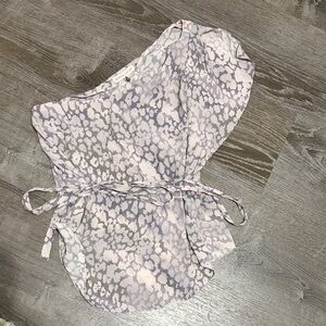 Rebecca Taylor off the shoulder print top